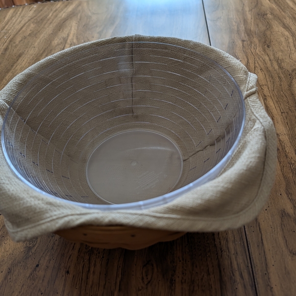 Longaberger 11" Bowl Basket Set - Picture 2 of 9